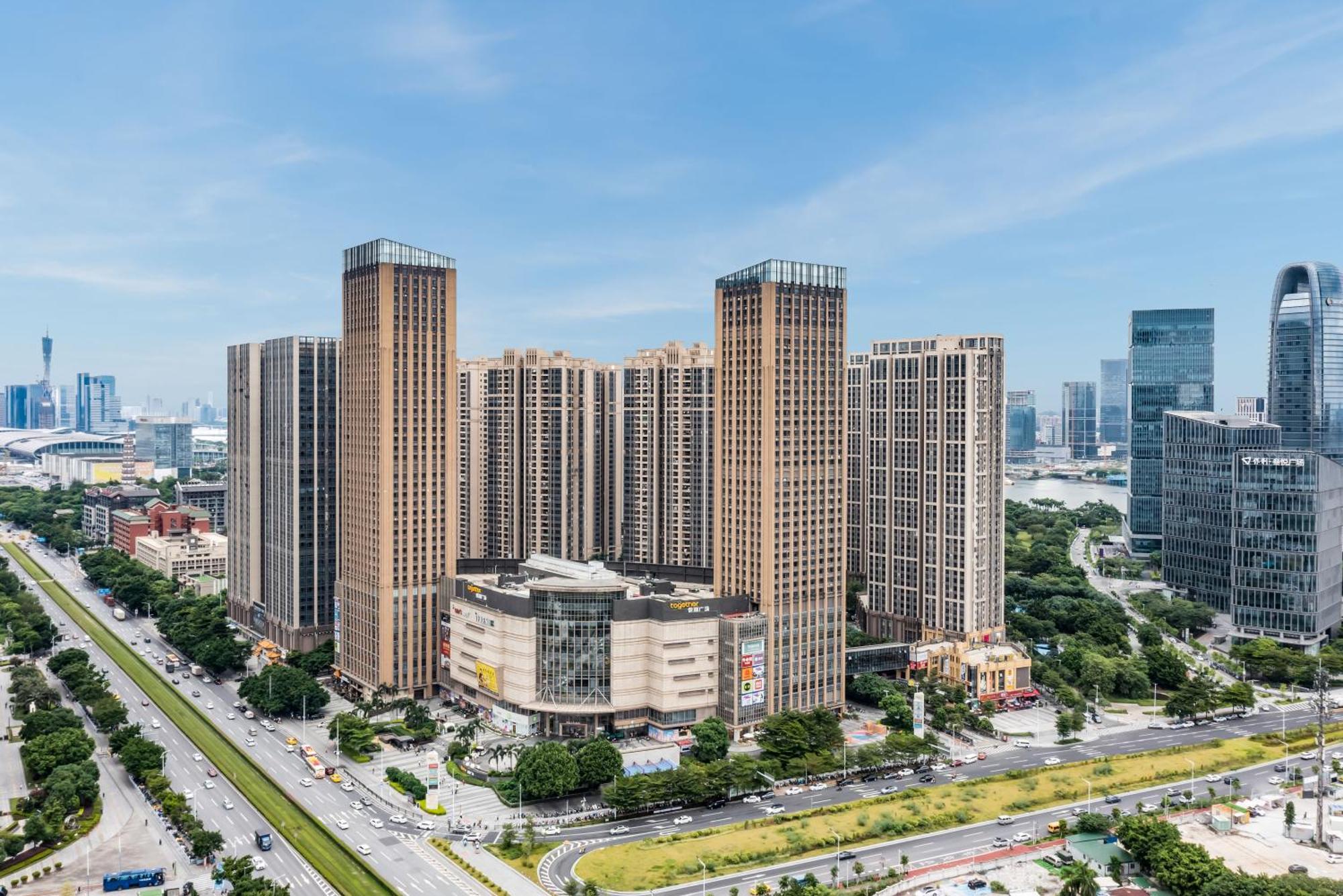 Pazhou Angda International Aparthotel Canton Fair Branch Exterior photo